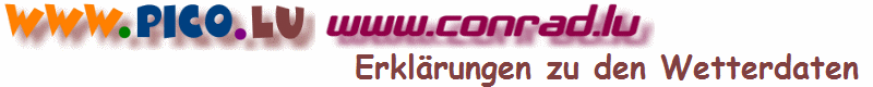  Erkl�rungen zu den Wetterdaten 