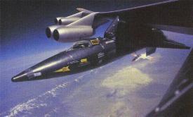 Die X-15 unter dem Fl�gel der B-52